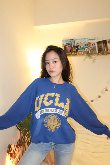 UCLA古著美製🇺🇸老大學踢💙經典印刷🏫