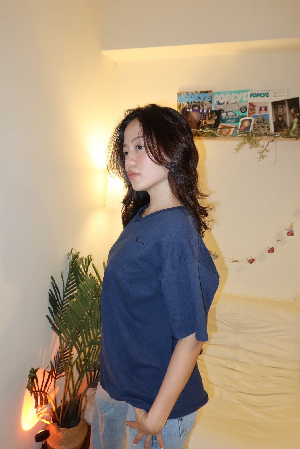 Nike 古著美製🇺🇸深藍色大踢📖