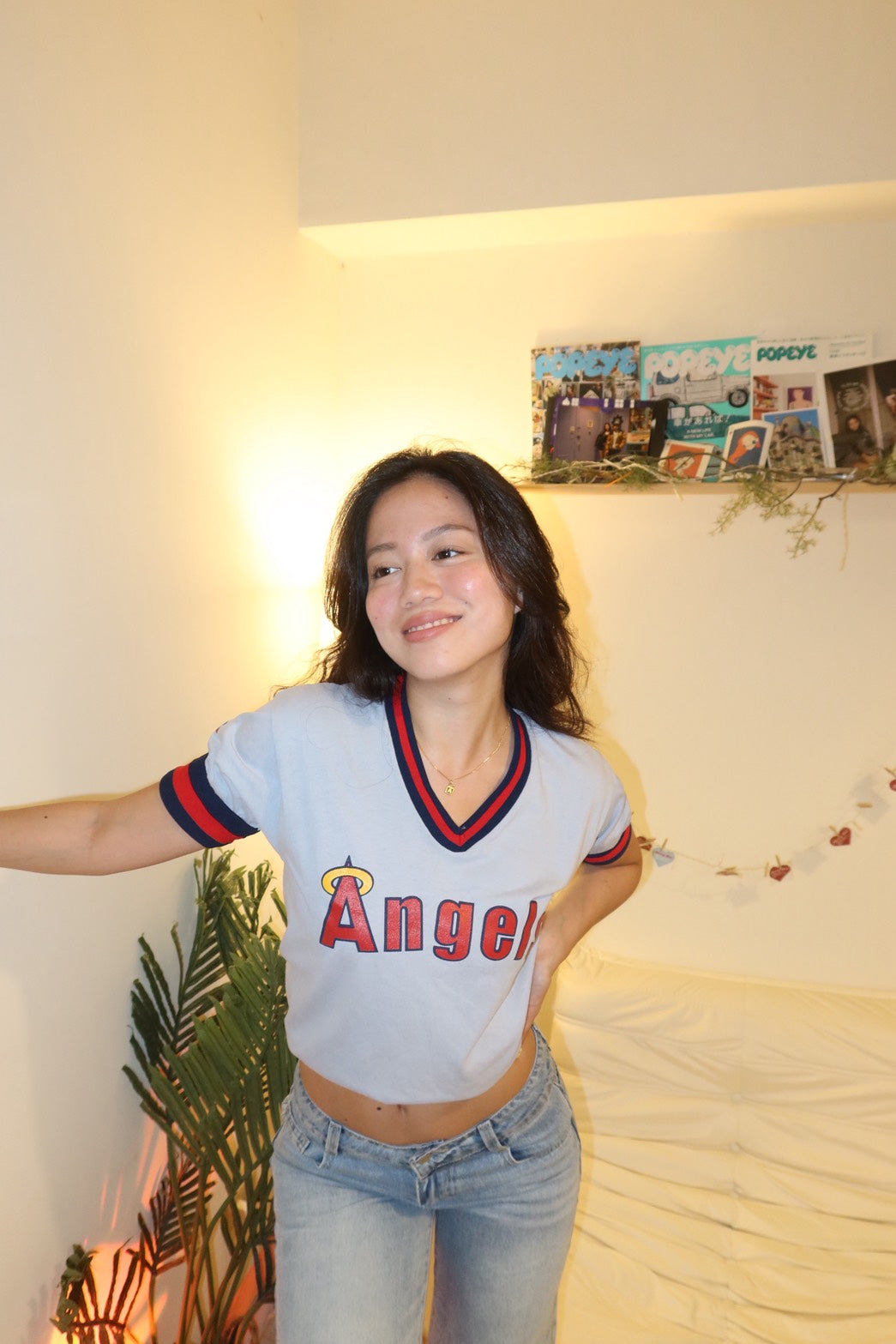 Angles⚾️美製🇺🇸復古V領球衣