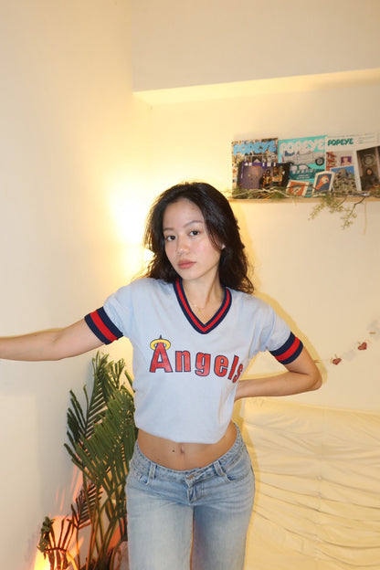 Angles⚾️美製🇺🇸復古V領球衣