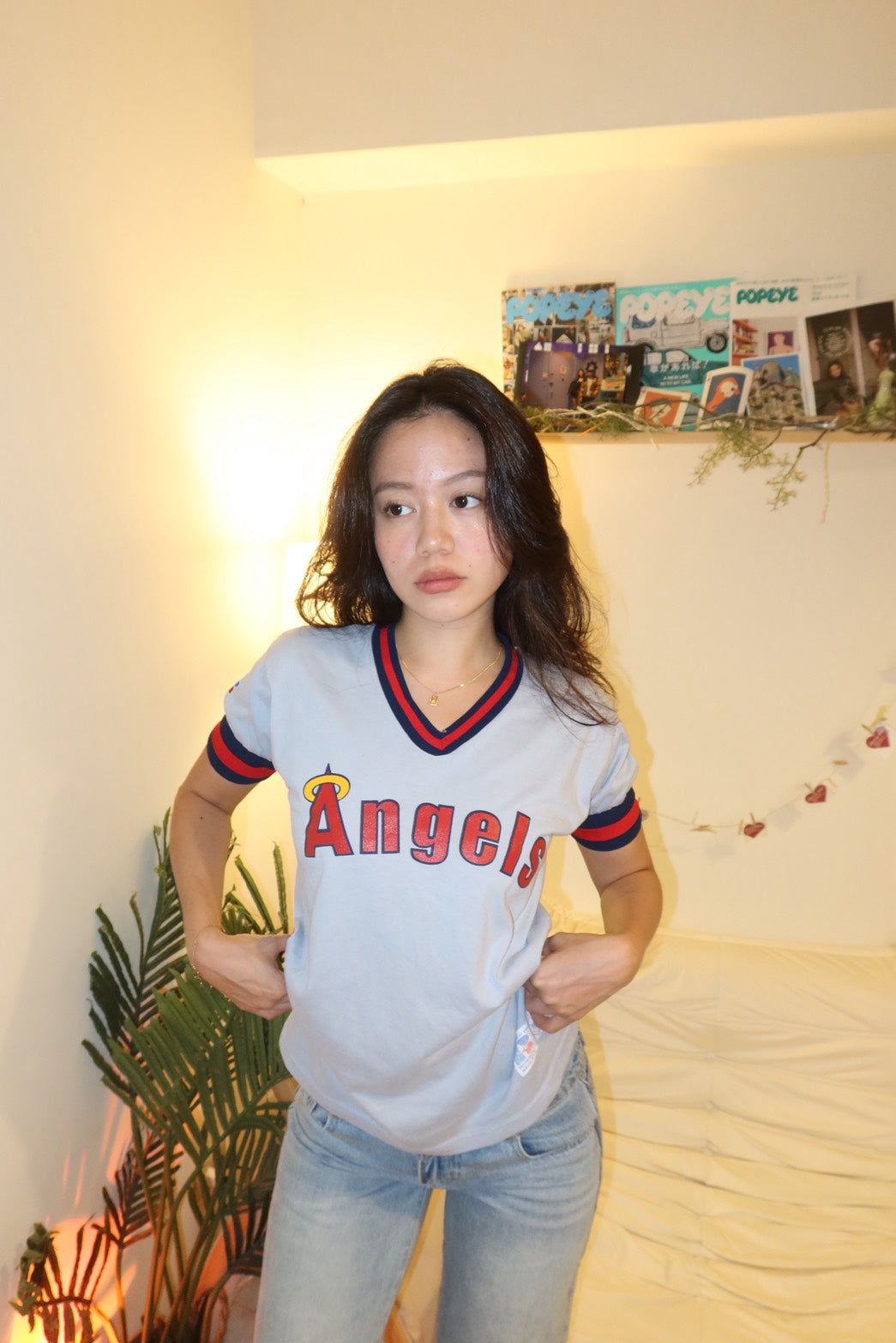 Angles⚾️美製🇺🇸復古V領球衣