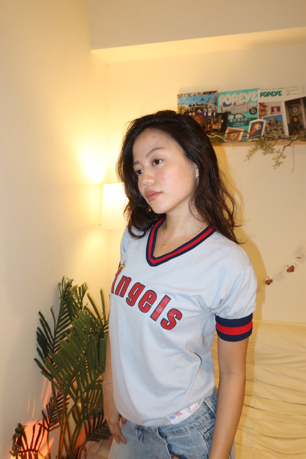Angles⚾️美製🇺🇸復古V領球衣