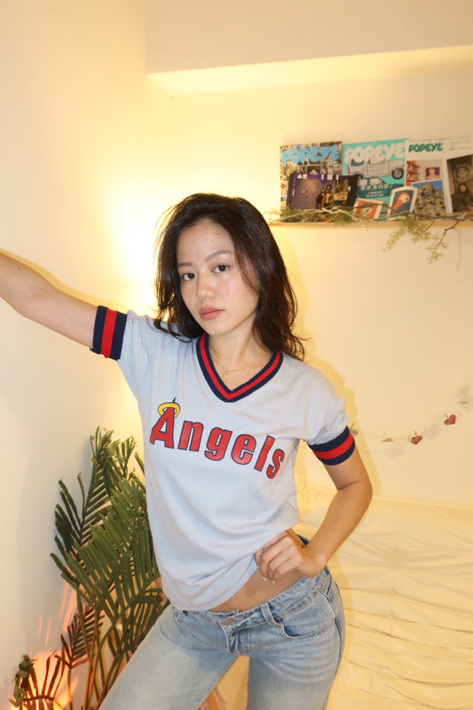 Angles⚾️美製🇺🇸復古V領球衣