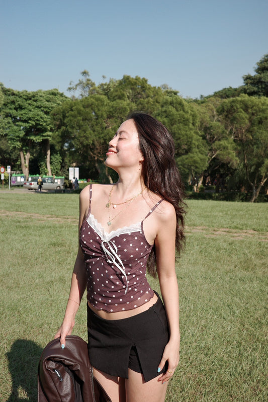 𝑩𝒓𝒐𝒘𝒏 𝑷𝒐𝒍𝒌𝒂 𝑫𝒐𝒕 𝑻𝒂𝒏𝒌🤎🎀（超美🧸