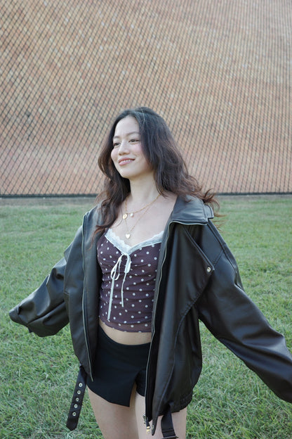 𝑩𝒓𝒐𝒘𝒏 𝑷𝒐𝒍𝒌𝒂 𝑫𝒐𝒕 𝑻𝒂𝒏𝒌🤎🎀（超美🧸