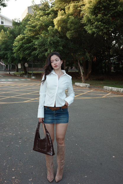 超級辣👢秋冬麂皮細高跟直筒辣靴🧸🤎