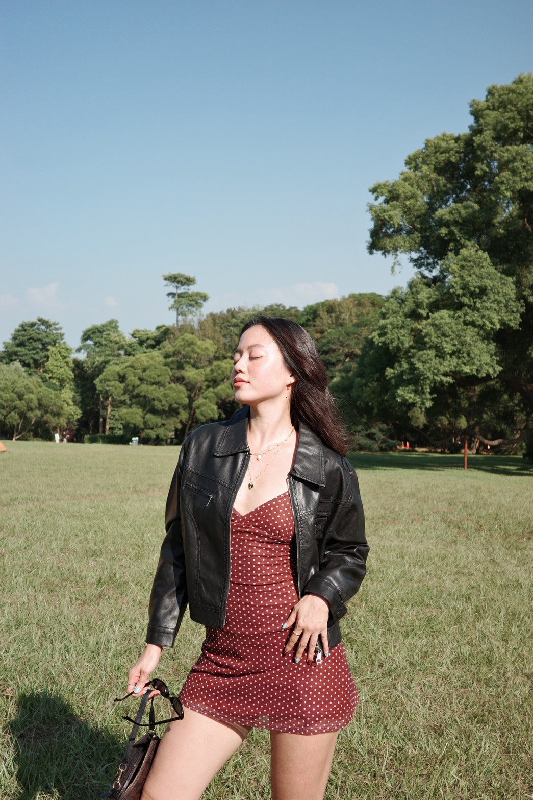 ♟️短版翻領黑色皮衣夾克外套📰🖤