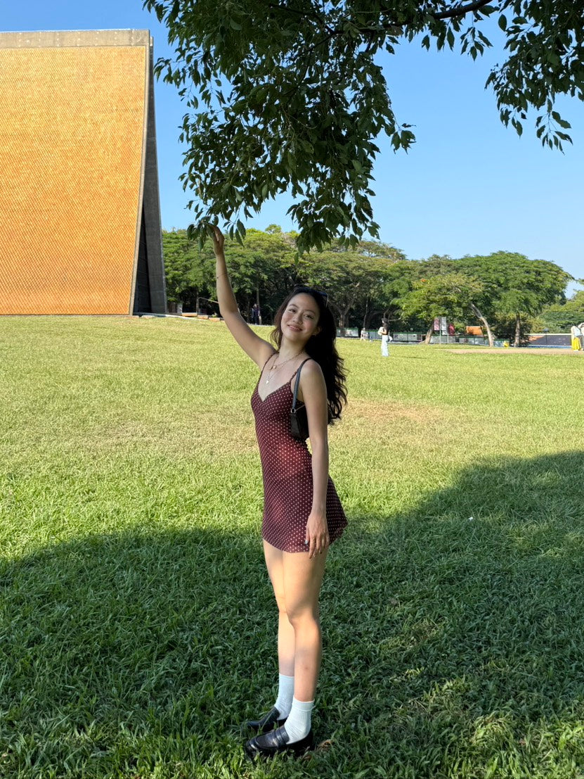 𝐂𝐨𝐟𝐟𝐞𝐞 𝐝𝐚𝐭𝐞☕️𝐛𝐫𝐨𝐰𝐧 𝐏𝐨𝐥𝐤𝐚 𝐝𝐨𝐭 𝐝𝐫𝐞𝐬𝐬🤎🧸