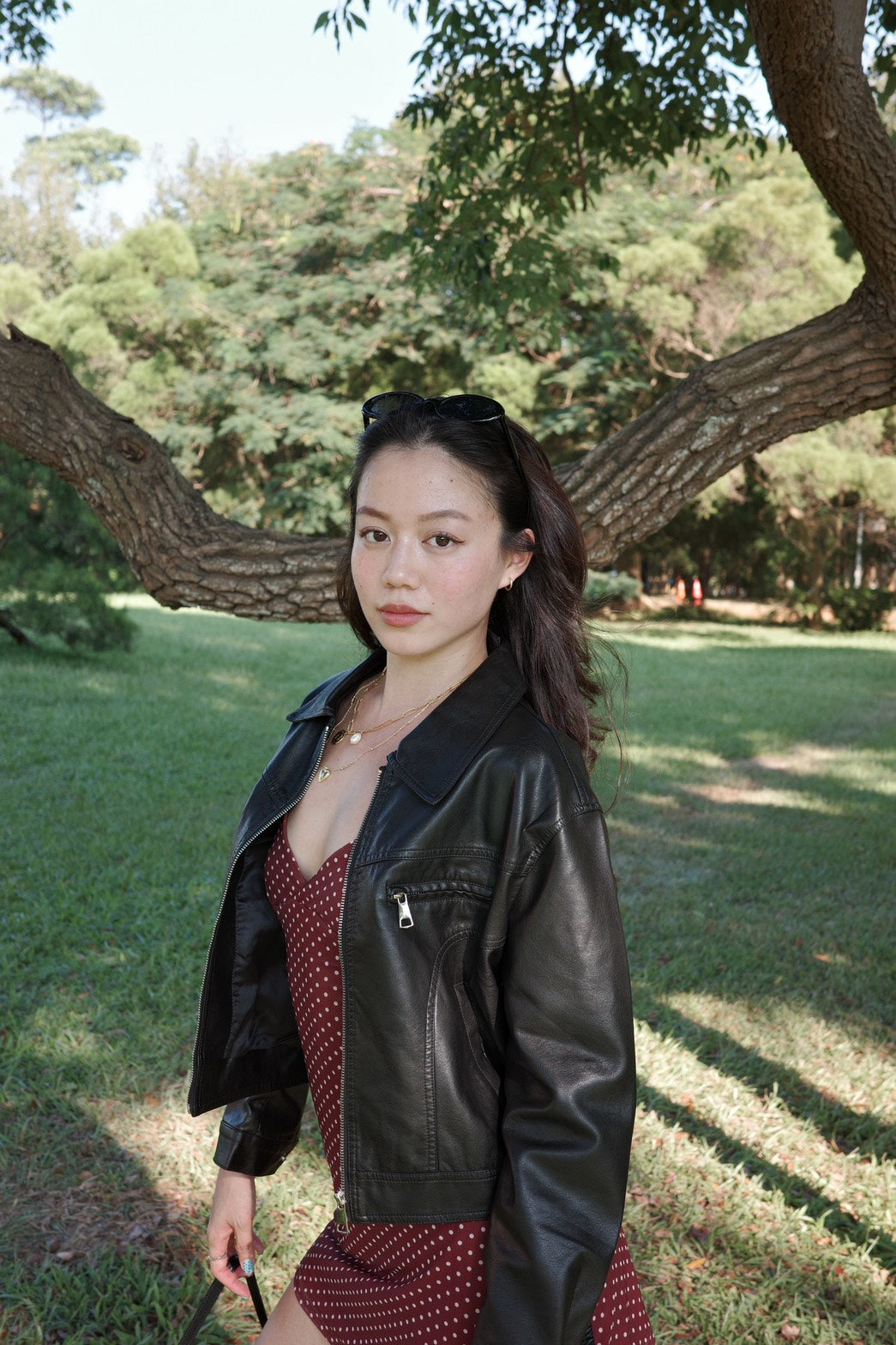 ♟️短版翻領黑色皮衣夾克外套📰🖤