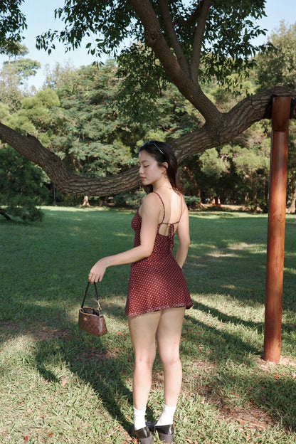 𝐂𝐨𝐟𝐟𝐞𝐞 𝐝𝐚𝐭𝐞☕️𝐛𝐫𝐨𝐰𝐧 𝐏𝐨𝐥𝐤𝐚 𝐝𝐨𝐭 𝐝𝐫𝐞𝐬𝐬🤎🧸