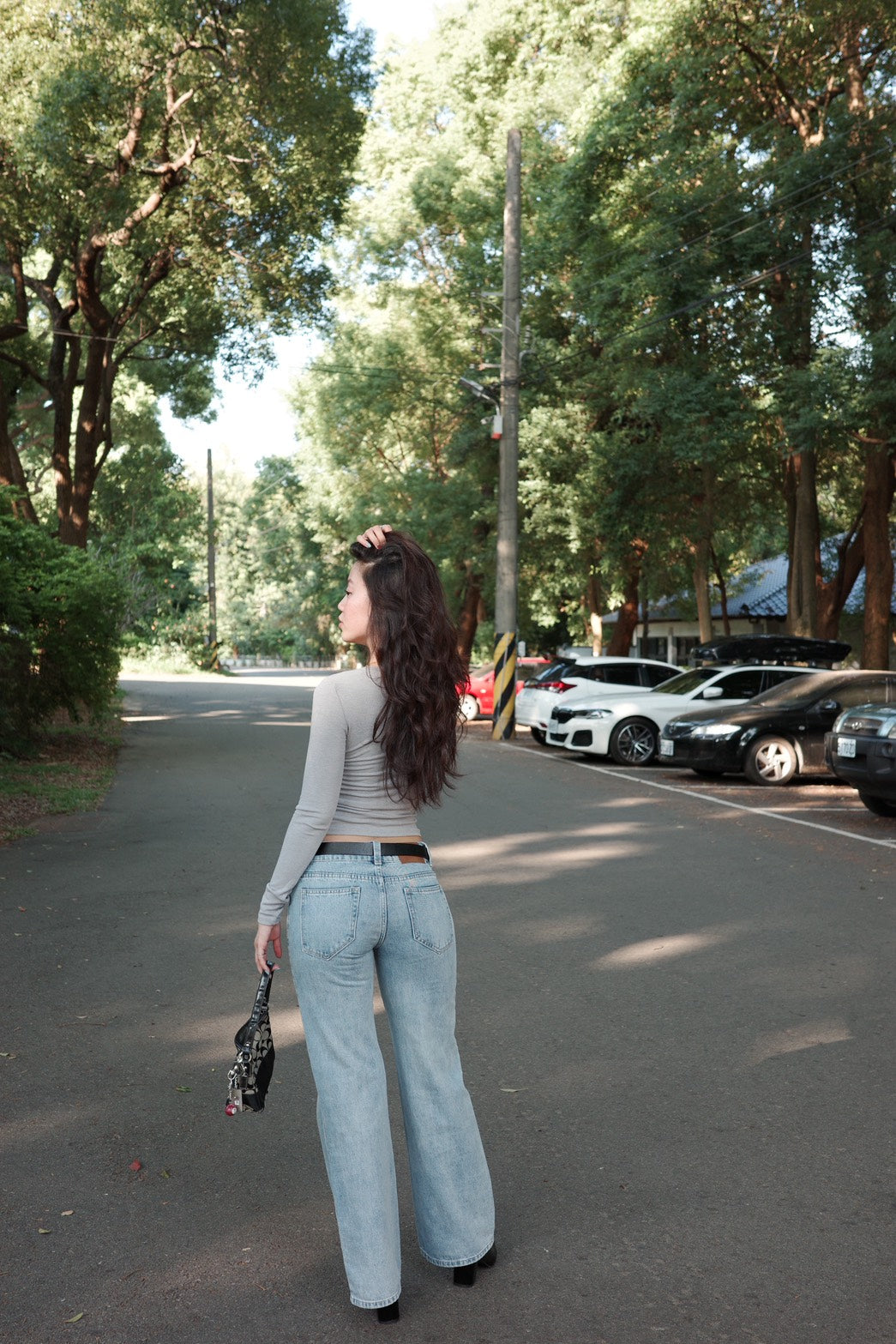 本期必買!!👖美式復古淺藍色低腰直筒牛仔褲💌⭐️