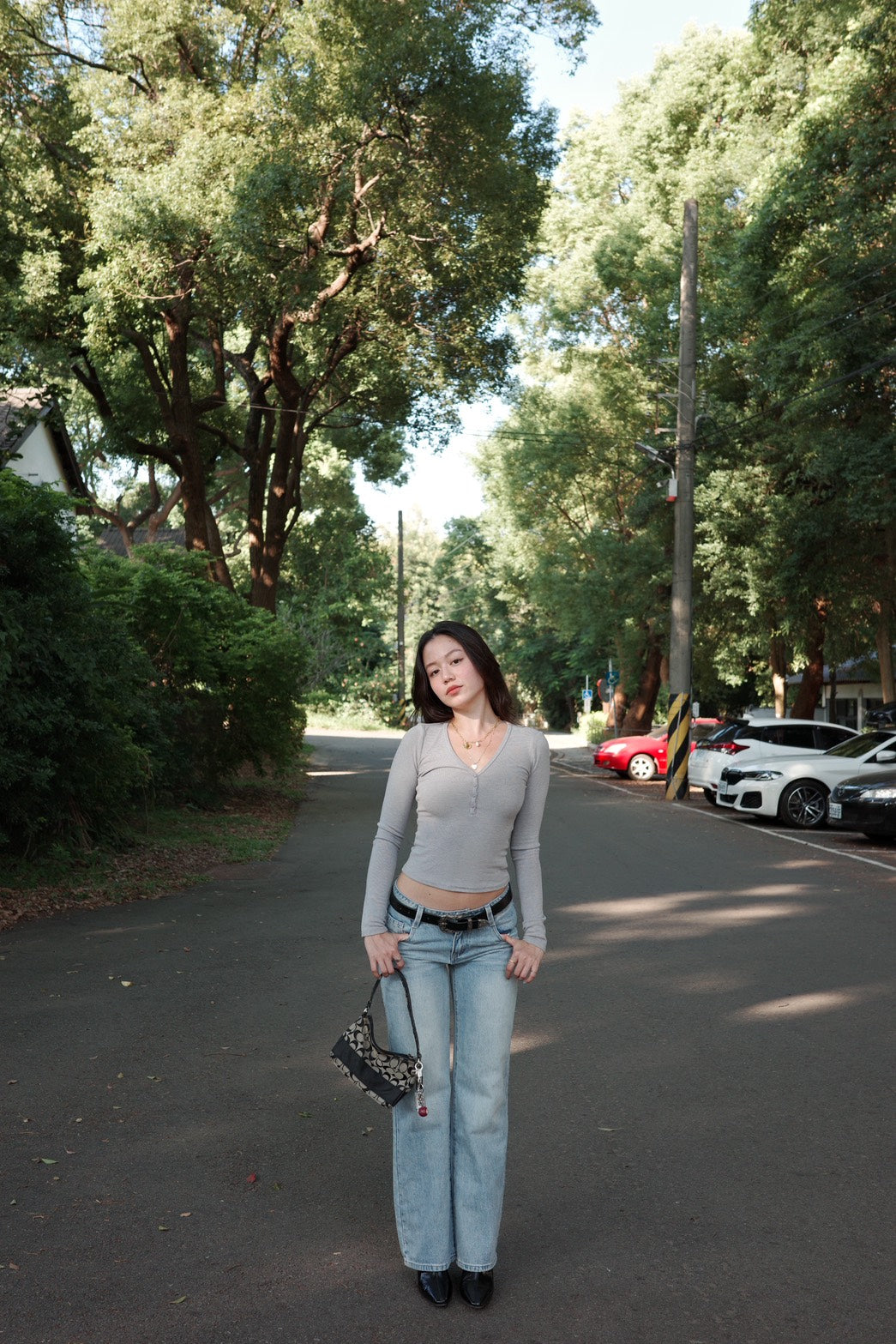 本期必買!!👖美式復古淺藍色低腰直筒牛仔褲💌⭐️