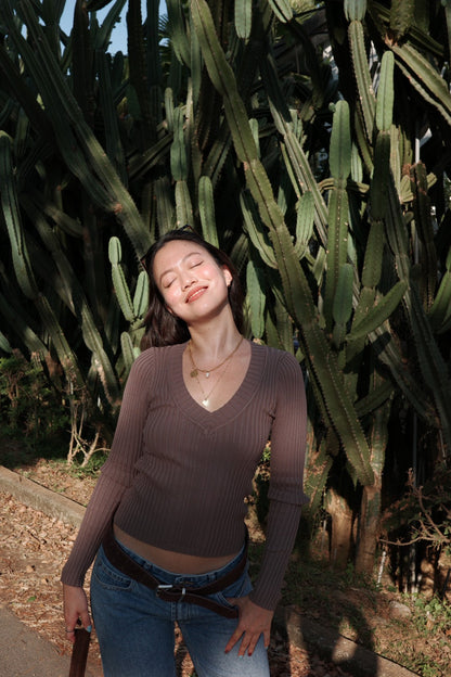 必買🍂🧶早秋針織復古2000s V領長袖📺