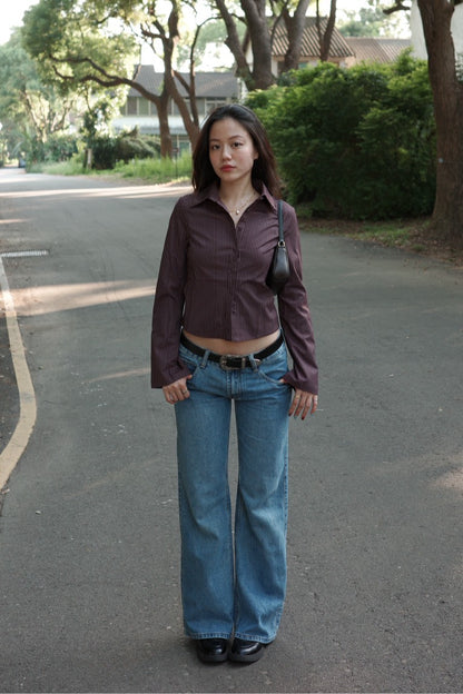 本期大必買!!超好看👖中藍色低腰直筒牛仔褲📰