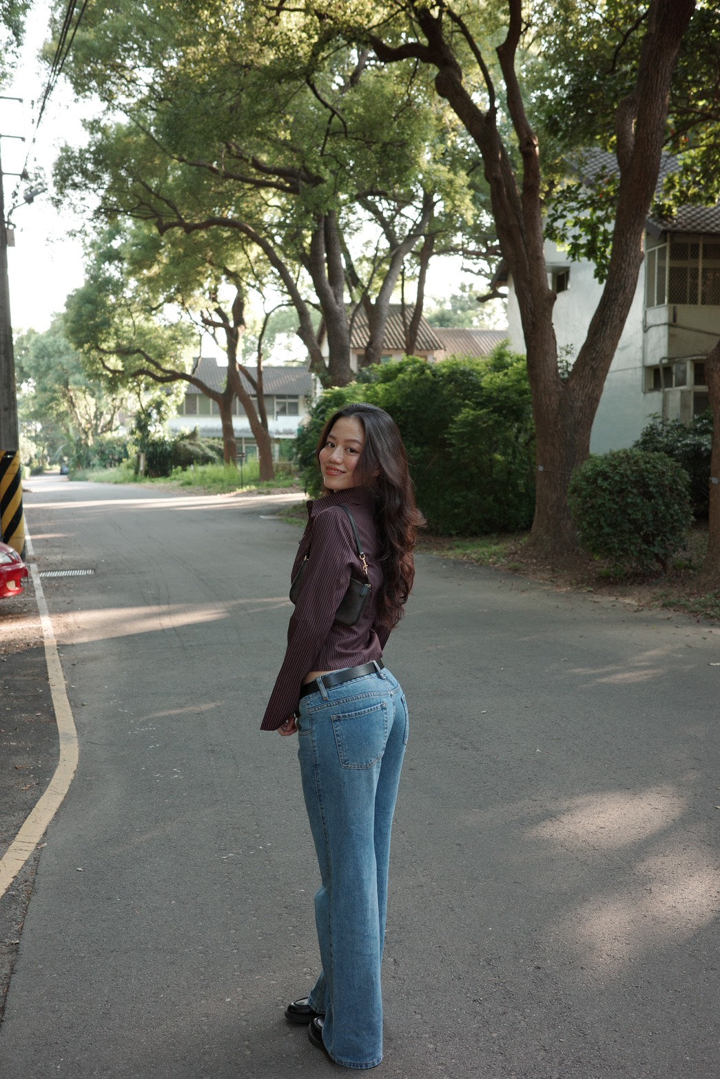 本期大必買!!超好看👖中藍色低腰直筒牛仔褲📰