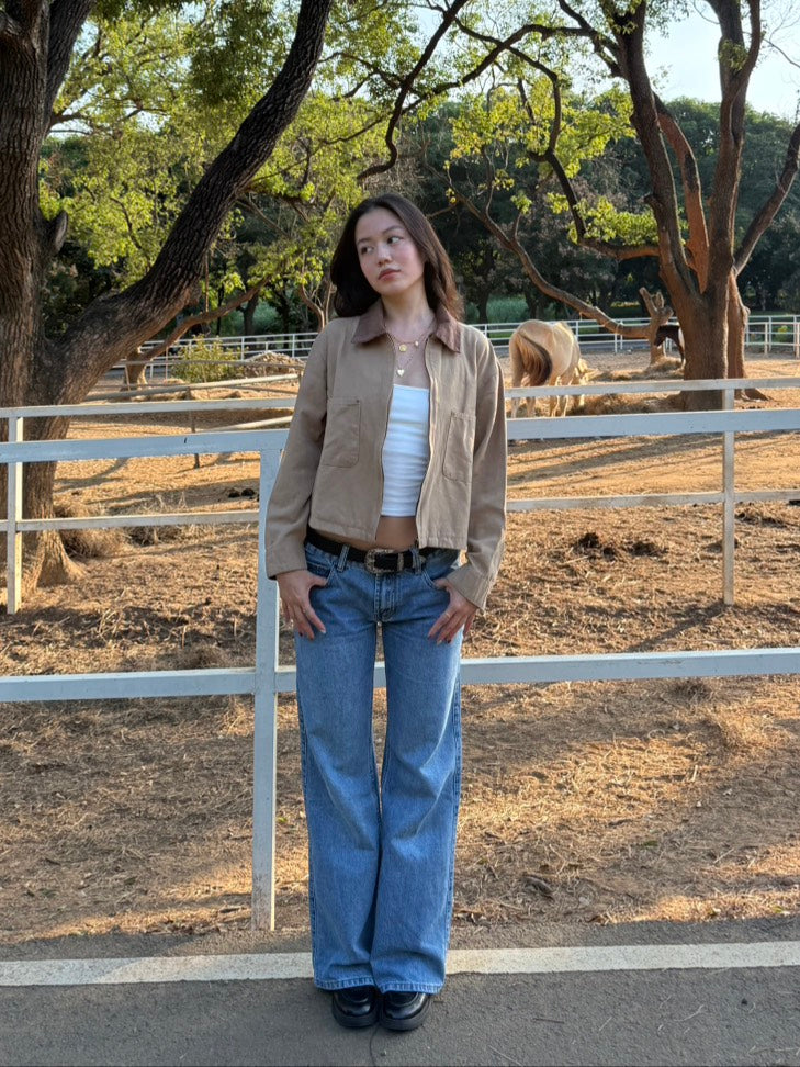 本期大必買!!超好看👖中藍色低腰直筒牛仔褲📰