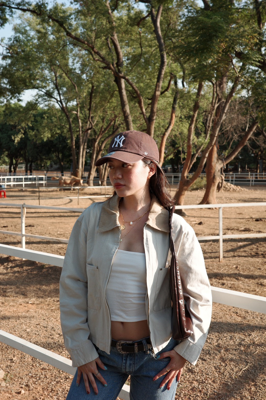 早秋必備🍂美式復古翻領薄夾克外套🤎🧸淺杏色!