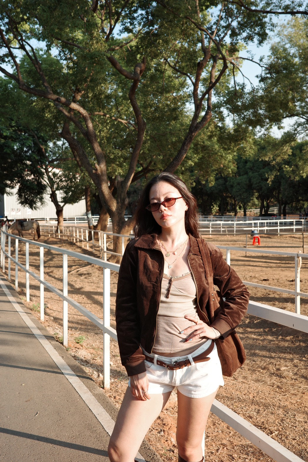 本期必買!!🤎深咖啡色2000S燈芯絨復古鋪棉翻領短版外套🍫