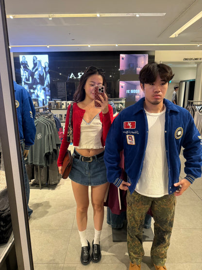 美式復古牛仔短褲裙📰🧸