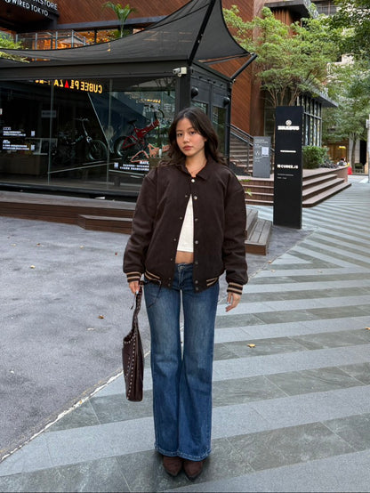 限量款!必買!!🧸𝐓𝐡𝐞 𝐛𝐫𝐨𝐰𝐧𝐢𝐞 𝐯𝐚𝐫𝐬𝐢𝐭𝐲 𝐣𝐚𝐜𝐤𝐞𝐭 🍫⚾️