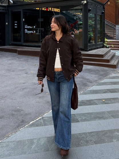 限量款!必買!!🧸𝐓𝐡𝐞 𝐛𝐫𝐨𝐰𝐧𝐢𝐞 𝐯𝐚𝐫𝐬𝐢𝐭𝐲 𝐣𝐚𝐜𝐤𝐞𝐭 🍫⚾️