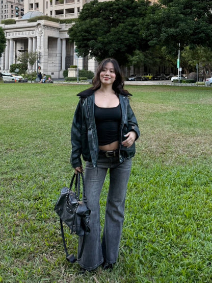 𝐆𝐫𝐮𝐧𝐠𝐞 𝐠𝐫𝐞𝐲 𝐟𝐥𝐚𝐫𝐞 𝐣𝐞𝐚𝐧𝐬 🖤