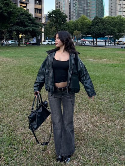 𝐆𝐫𝐮𝐧𝐠𝐞 𝐠𝐫𝐞𝐲 𝐟𝐥𝐚𝐫𝐞 𝐣𝐞𝐚𝐧𝐬 🖤