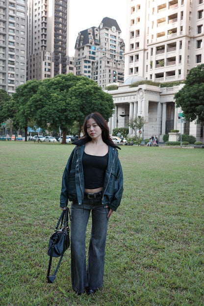 𝐆𝐫𝐮𝐧𝐠𝐞 𝐠𝐫𝐞𝐲 𝐟𝐥𝐚𝐫𝐞 𝐣𝐞𝐚𝐧𝐬 🖤