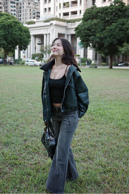 𝐆𝐫𝐮𝐧𝐠𝐞 𝐠𝐫𝐞𝐲 𝐟𝐥𝐚𝐫𝐞 𝐣𝐞𝐚𝐧𝐬 🖤