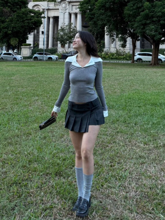 𝟐𝟎𝟎𝟎𝐬 𝐩𝐥𝐞𝐚𝐭𝐞𝐝 𝐦𝐢𝐧𝐢 𝐬𝐤𝐢𝐫𝐭 🩶📰