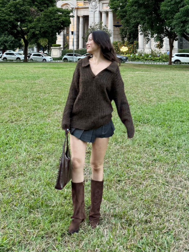 必買!!⭐️𝐜𝐡𝐨𝐜𝐨 𝐬𝐮𝐞𝐝𝐞 𝐬𝐥𝐨𝐮𝐜𝐡𝐲 𝐛𝐨𝐨𝐭𝐬 🍫👢