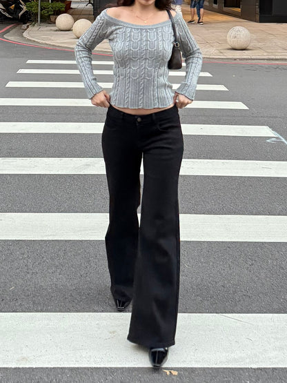 本期大必買🎱版型滿分超順黑色牛仔直筒褲💯🔥