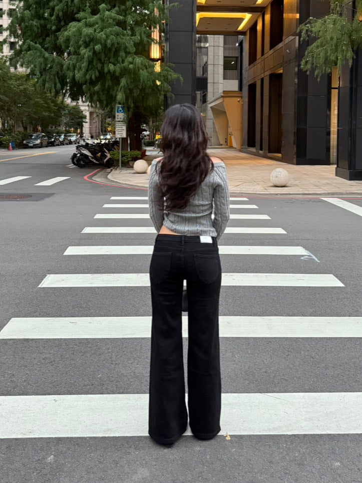 本期大必買🎱版型滿分超順黑色牛仔直筒褲💯🔥