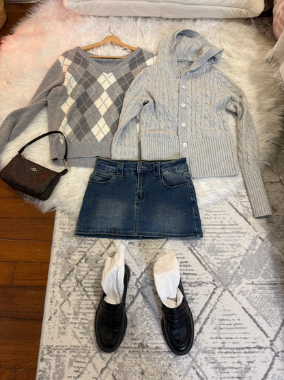 𝐠𝐫𝐞𝐲 𝐚𝐫𝐠𝐲𝐥𝐞 𝐬𝐨𝐟𝐭 𝐤𝐧𝐢𝐭 🩶📰