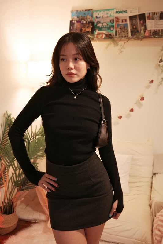 冬天必備❄️百搭親膚𝐬𝐥𝐢𝐦 𝐭𝐮𝐫𝐭𝐥𝐞𝐧𝐞𝐜𝐤🖤🍷