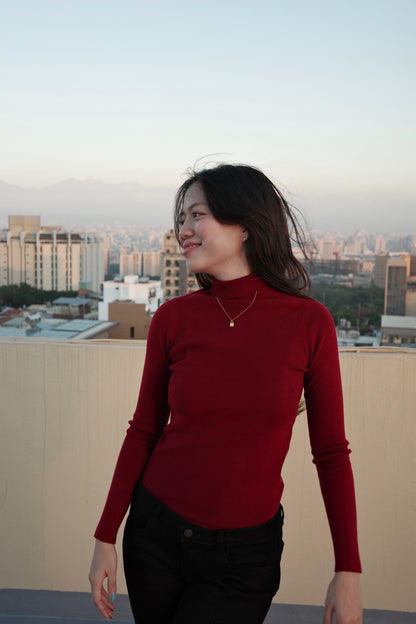 冬天必備❄️百搭親膚𝐬𝐥𝐢𝐦 𝐭𝐮𝐫𝐭𝐥𝐞𝐧𝐞𝐜𝐤🖤🍷