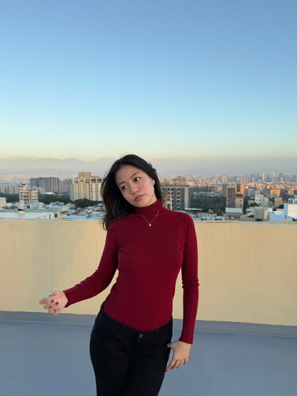 冬天必備❄️百搭親膚𝐬𝐥𝐢𝐦 𝐭𝐮𝐫𝐭𝐥𝐞𝐧𝐞𝐜𝐤🖤🍷