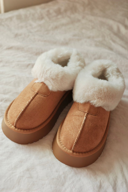 卡其雪棉暖暖鞋𝐒𝐧𝐨𝐰 𝐂𝐥𝐨𝐮𝐝 𝐁𝐨𝐨𝐭𝐢𝐞𝐬 🧸❄️
