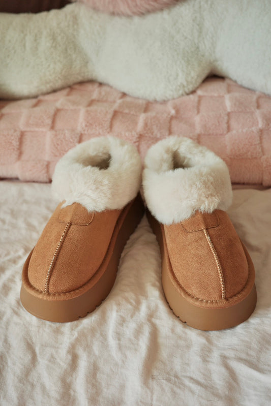 卡其雪棉暖暖鞋𝐒𝐧𝐨𝐰 𝐂𝐥𝐨𝐮𝐝 𝐁𝐨𝐨𝐭𝐢𝐞𝐬 🧸❄️