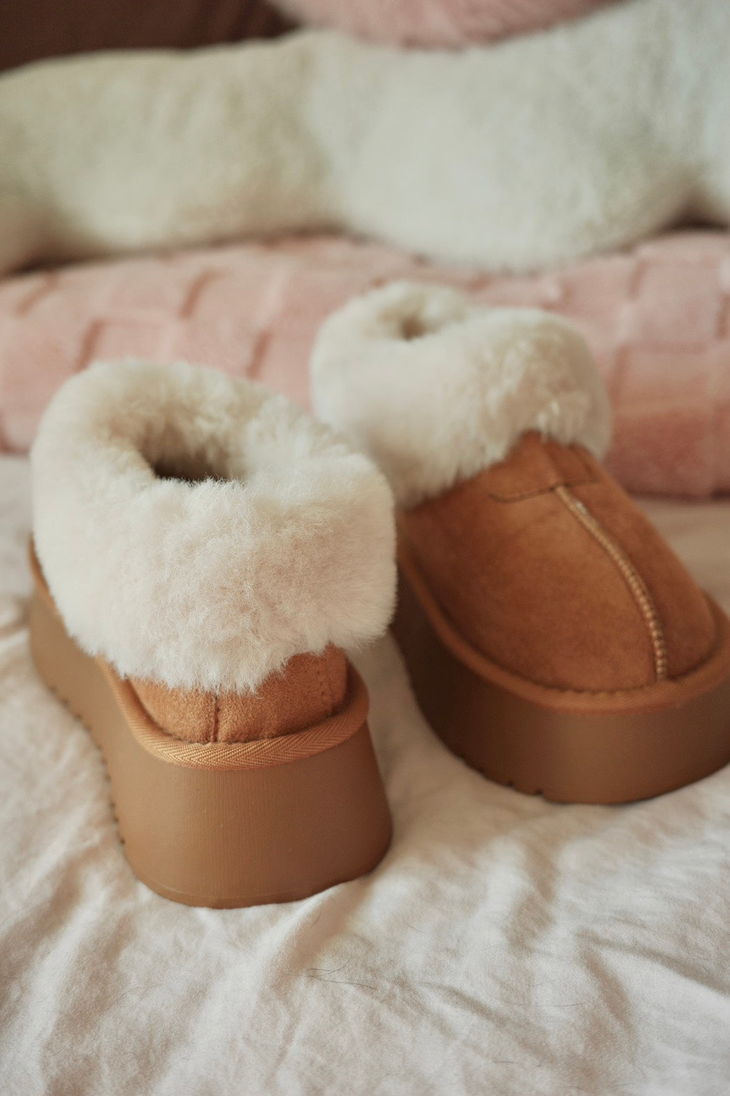卡其雪棉暖暖鞋𝐒𝐧𝐨𝐰 𝐂𝐥𝐨𝐮𝐝 𝐁𝐨𝐨𝐭𝐢𝐞𝐬 🧸❄️