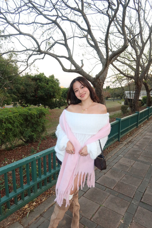 必買𝐁𝐥𝐮𝐬𝐡 𝐂𝐥𝐨𝐮𝐝 𝐒𝐜𝐚𝐫𝐟 🎀超可愛軟綿大圍巾☁️