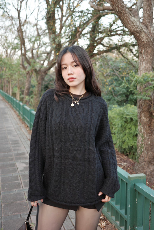 新色🖤黑色𝐬𝐨𝐟𝐭 𝐩𝐮𝐟𝐟𝐲 𝐜𝐚𝐛𝐥𝐞 𝐬𝐰𝐞𝐚𝐭𝐞𝐫 🧸🧣