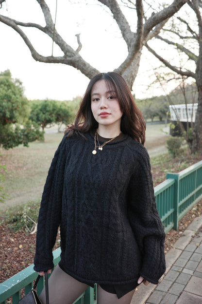 新色🖤黑色𝐬𝐨𝐟𝐭 𝐩𝐮𝐟𝐟𝐲 𝐜𝐚𝐛𝐥𝐞 𝐬𝐰𝐞𝐚𝐭𝐞𝐫 🧸🧣