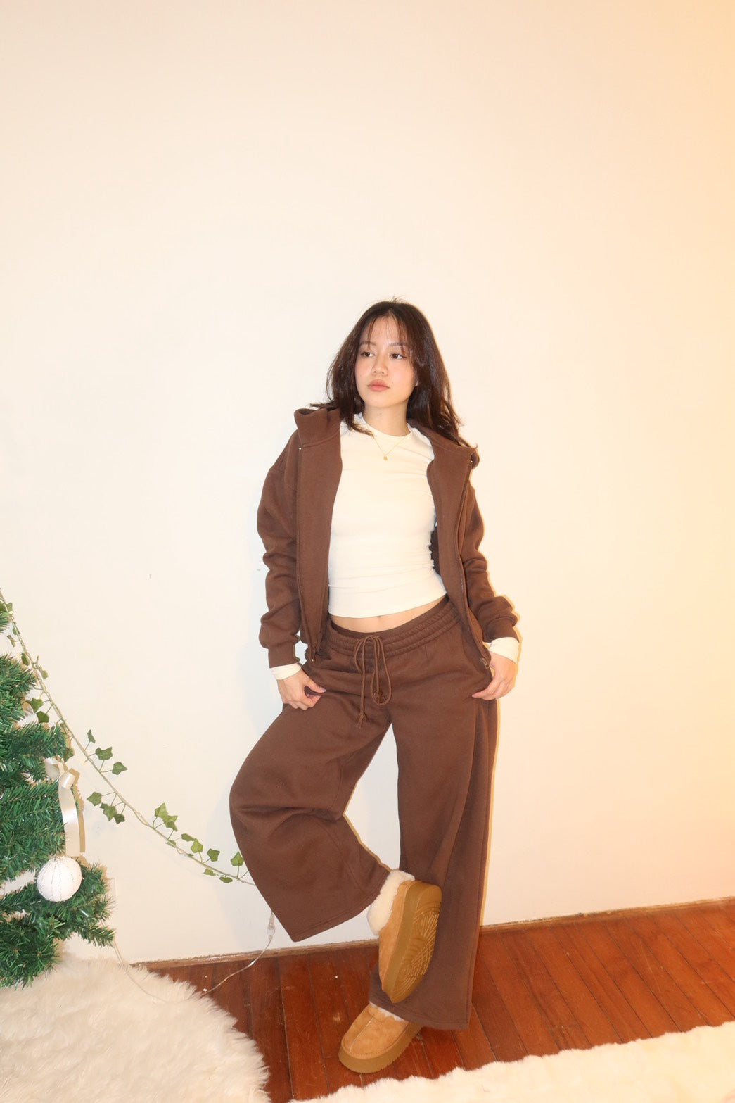 本期必買🧸!𝐂𝐨𝐳𝐲 𝐖𝐢𝐧𝐭𝐞𝐫 𝐂𝐡𝐨𝐜𝐨🤎連帽厚刷絨棉質套裝(可拆買!❄️闆娘大推!