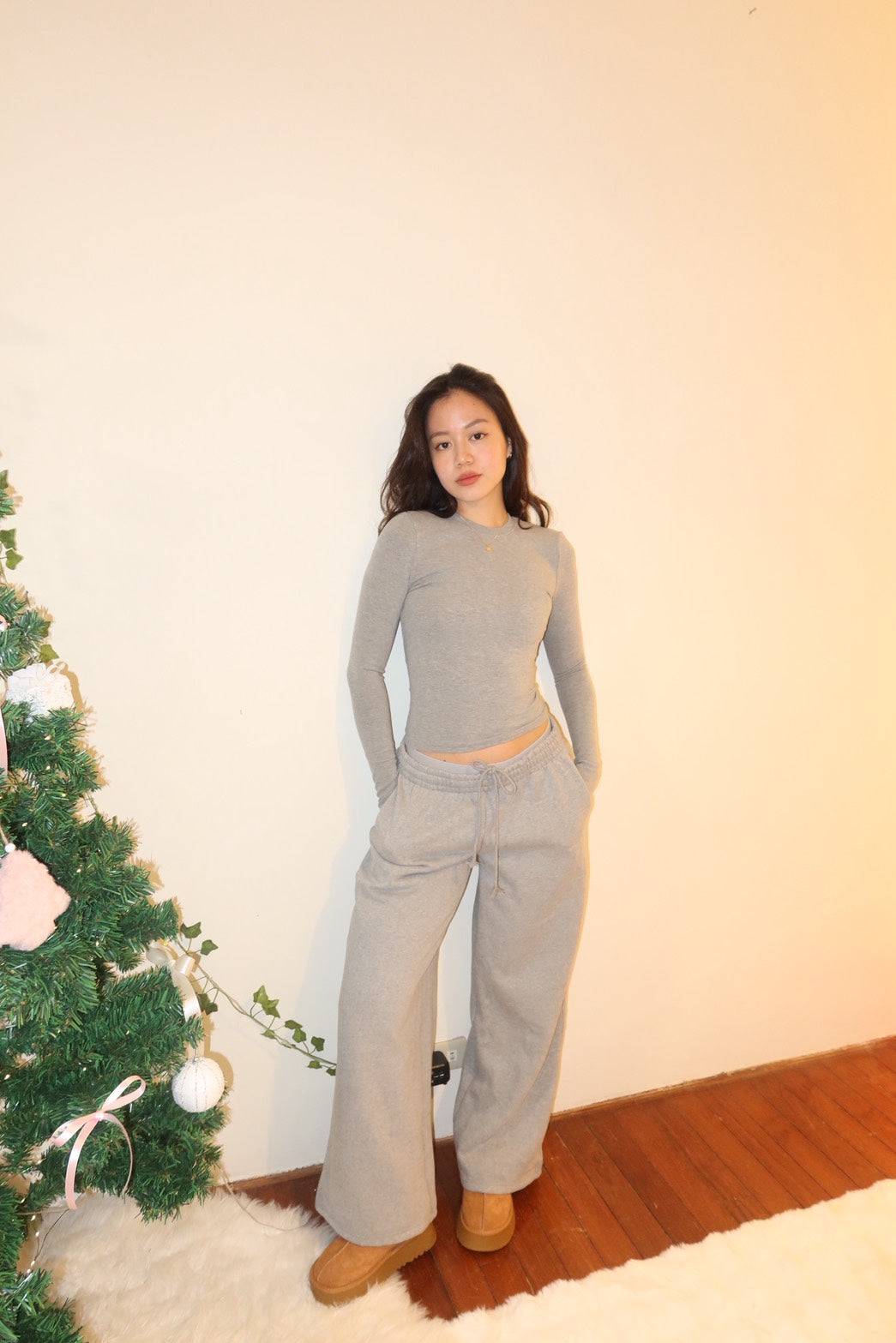 本期必買🧸!𝐂𝐨𝐳𝐲 𝐖𝐢𝐧𝐭𝐞𝐫 𝐒𝐨𝐟𝐭 𝐆𝐫𝐞𝐲連帽厚刷絨棉質套裝(可拆買!❄️闆娘大推!