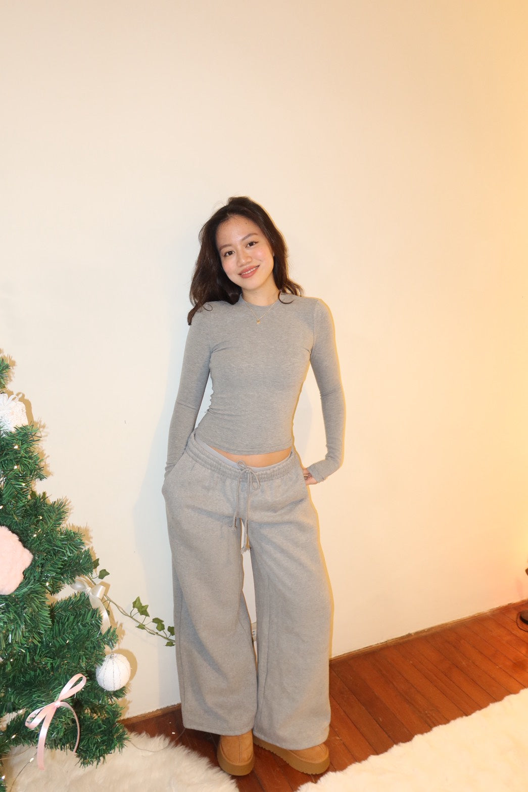本期必買🧸!𝐂𝐨𝐳𝐲 𝐖𝐢𝐧𝐭𝐞𝐫 𝐒𝐨𝐟𝐭 𝐆𝐫𝐞𝐲連帽厚刷絨棉質套裝(可拆買!❄️闆娘大推!