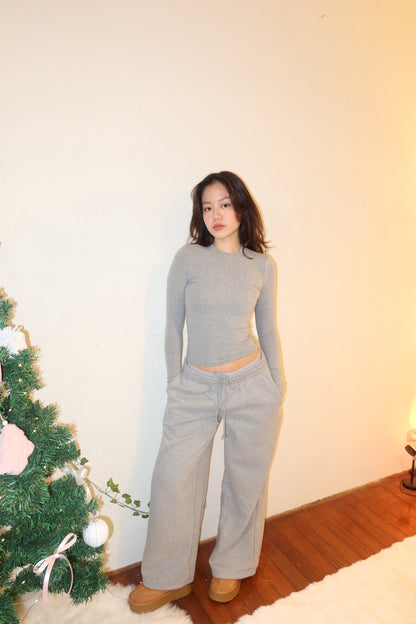 本期必買🧸!𝐂𝐨𝐳𝐲 𝐖𝐢𝐧𝐭𝐞𝐫 𝐒𝐨𝐟𝐭 𝐆𝐫𝐞𝐲連帽厚刷絨棉質套裝(可拆買!❄️闆娘大推!