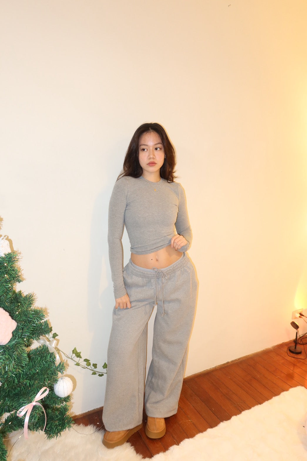 本期必買🧸!𝐂𝐨𝐳𝐲 𝐖𝐢𝐧𝐭𝐞𝐫 𝐒𝐨𝐟𝐭 𝐆𝐫𝐞𝐲連帽厚刷絨棉質套裝(可拆買!❄️闆娘大推!