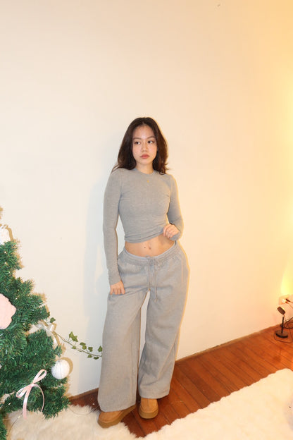 本期必買🧸!𝐂𝐨𝐳𝐲 𝐖𝐢𝐧𝐭𝐞𝐫 𝐒𝐨𝐟𝐭 𝐆𝐫𝐞𝐲連帽厚刷絨棉質套裝(可拆買!❄️闆娘大推!