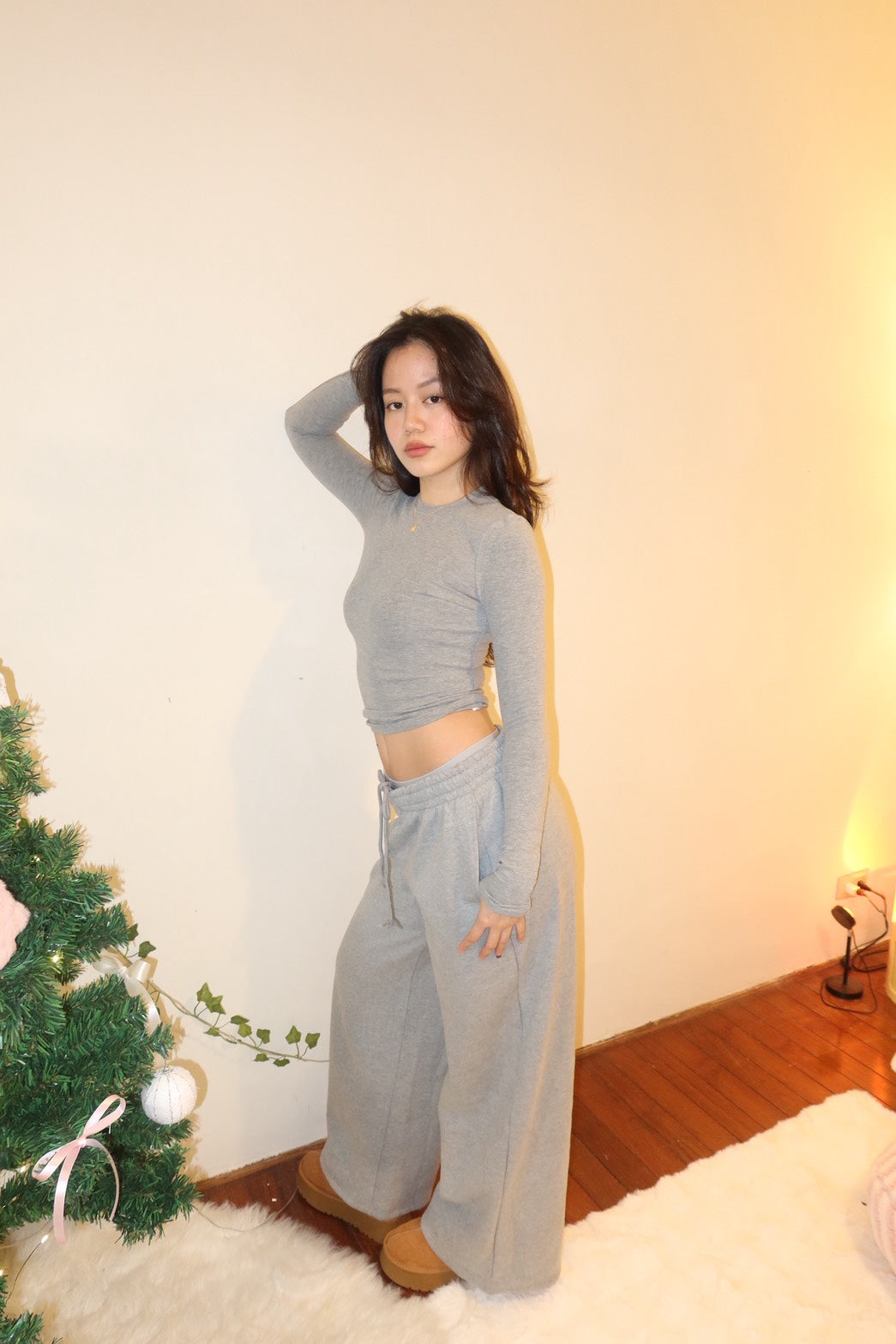 本期必買🧸!𝐂𝐨𝐳𝐲 𝐖𝐢𝐧𝐭𝐞𝐫 𝐒𝐨𝐟𝐭 𝐆𝐫𝐞𝐲連帽厚刷絨棉質套裝(可拆買!❄️闆娘大推!